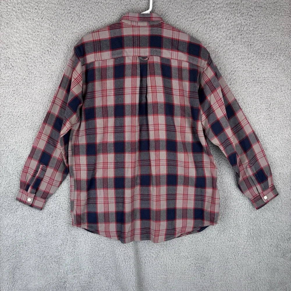 Vintage‎ Levi's Diamond Label Button Up Shirt Mens XL Plaid 70s Pockets READ